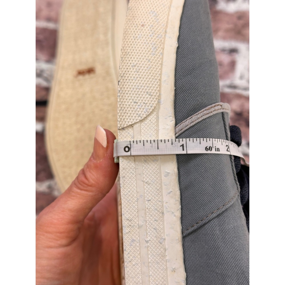 Taos Super Soul Mens Slate Blue Canvas Low Top Sneakers Size 10 Everyday Classic - Picture 15 of 16